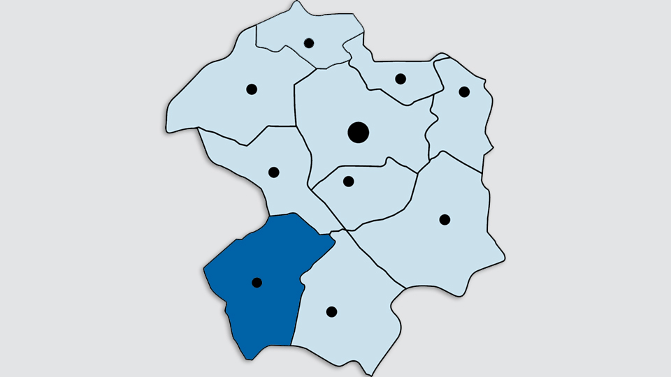 Kreiskarte - Stadt Büren