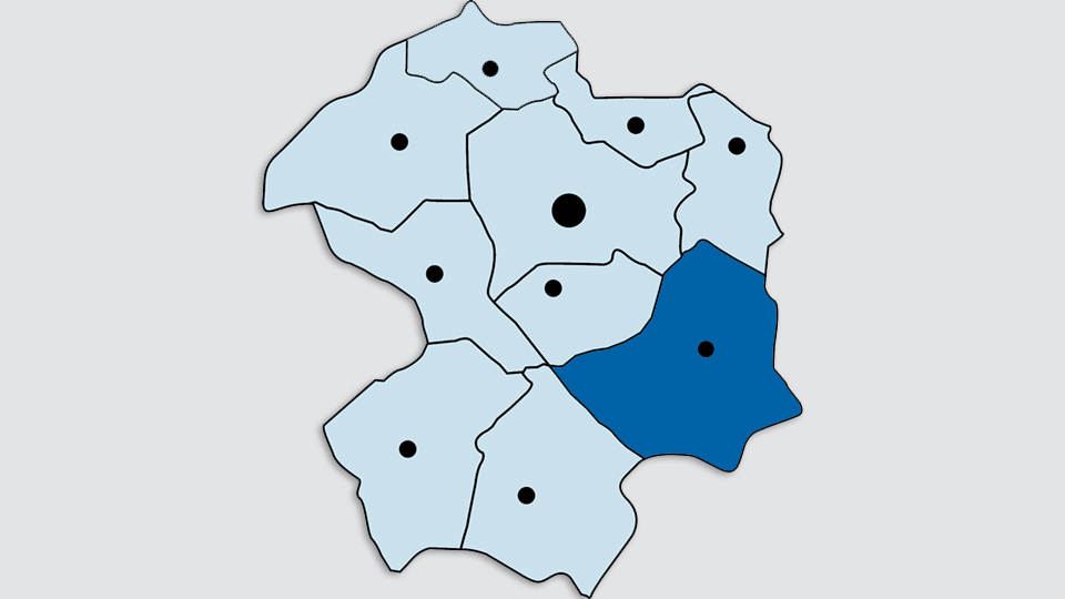 Kreiskarte - Stadt Lichtenau
