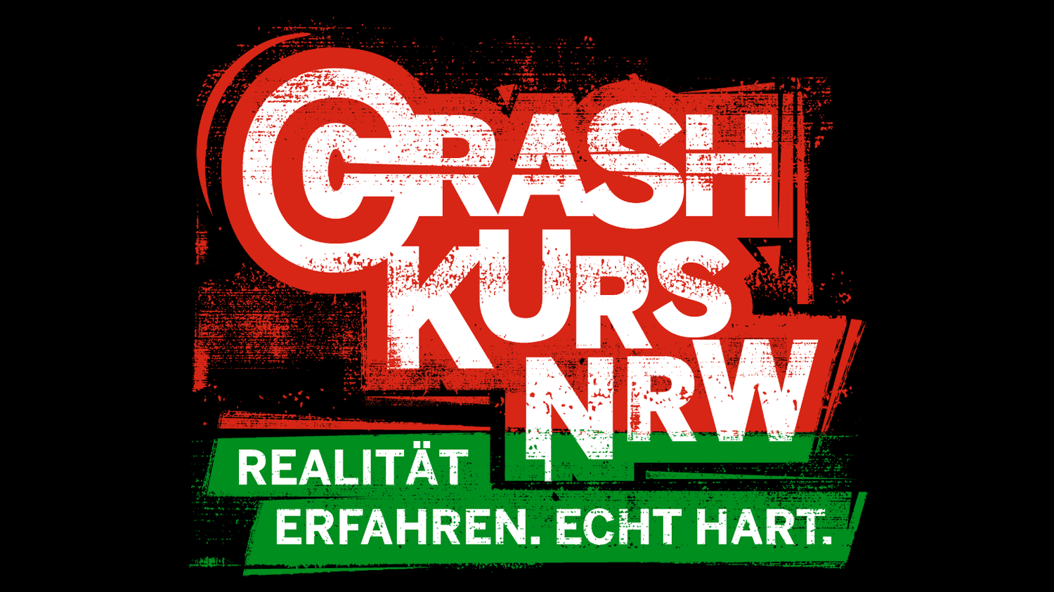 Logo of the NRW police state campaign Crash Course