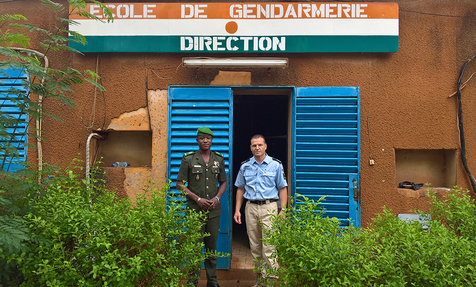 Christoph Weiß als Berater der Gendarmerie Nigers