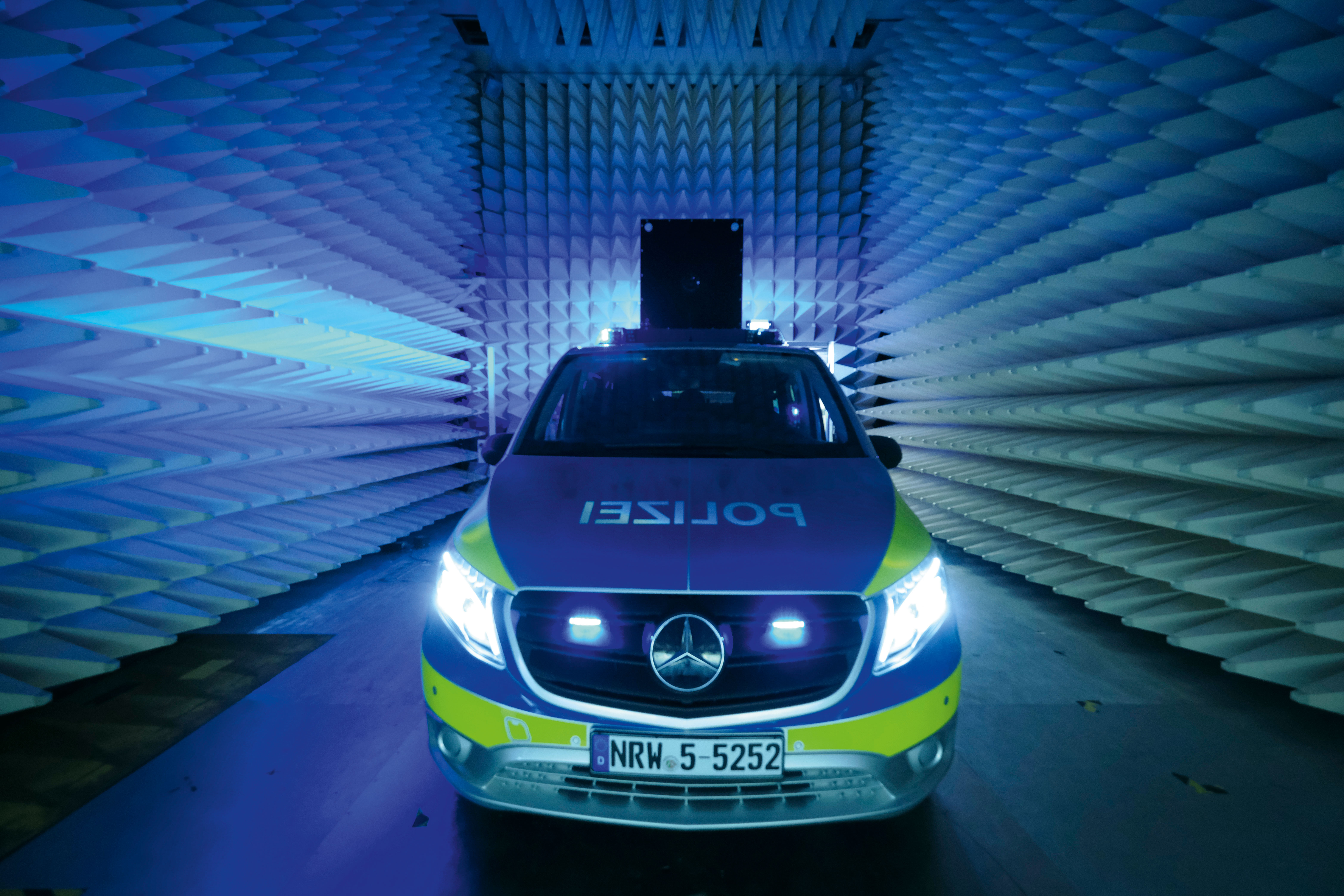 Police cars of the future could soon be small IT centers