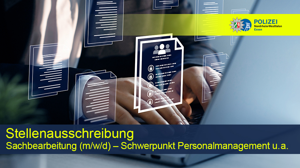 Mann tippt am Laptop Dokumente in Konturen im Vordergrund 