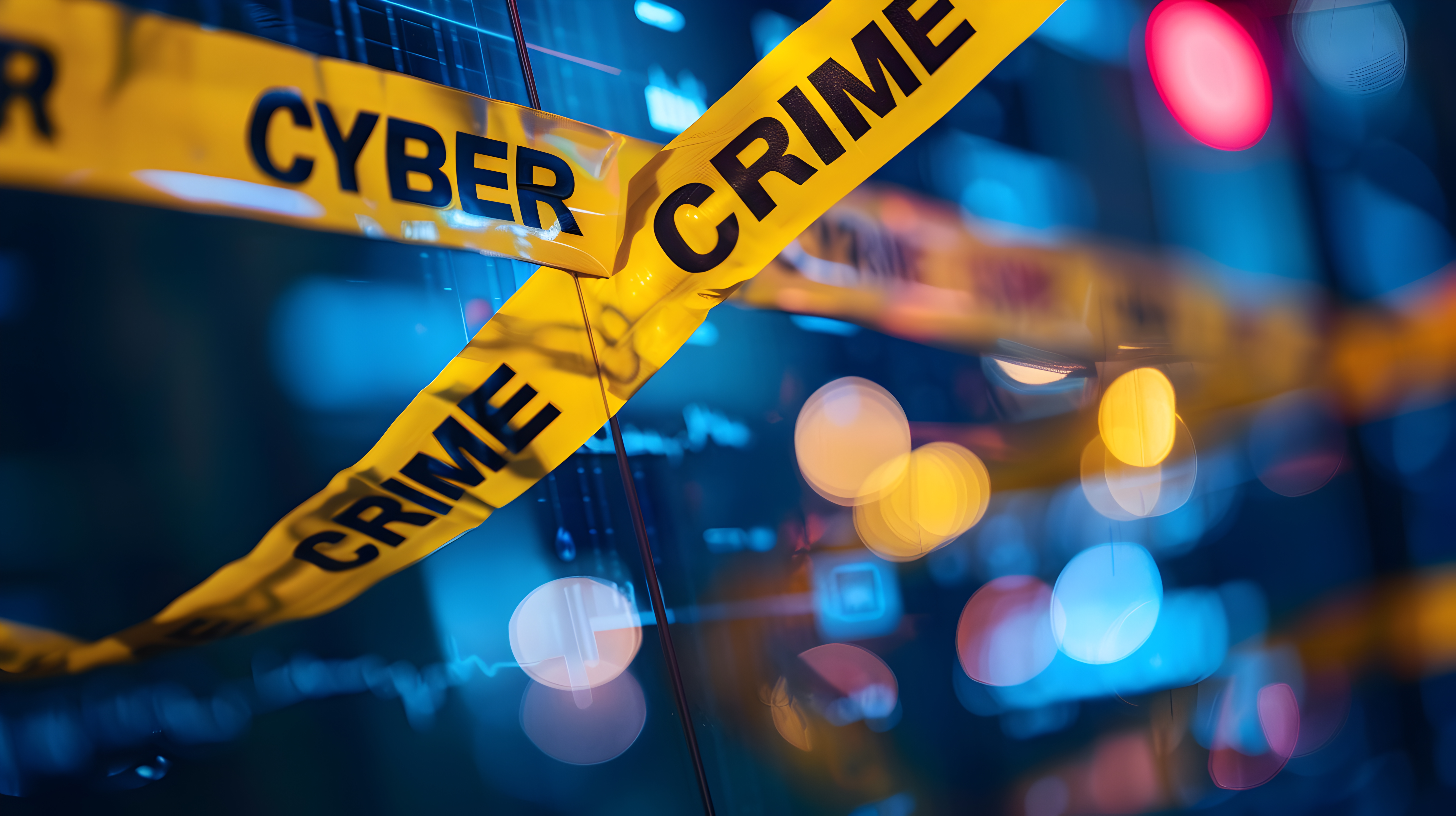 Polizeiabsperrung Cyber Crime