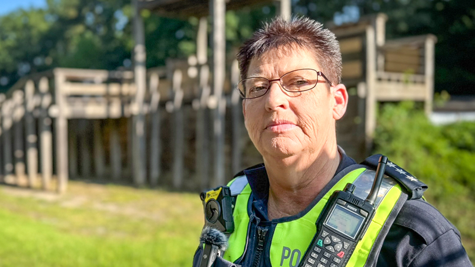 Bezirksdienstbeamtin Polizeihauptkommissarin Petra Maschewski