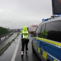 Verkehrsunfall auf der Autobahn