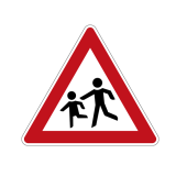 Verkehrsschild Achtung Kinder