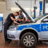 Patrol car workshop