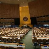 Der Plenarsaal der UN-Vollversammlung in New York