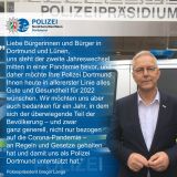 Polizeipräsident Gregor Lange Jahreswechsel 2022