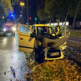Verunfallter Pkw