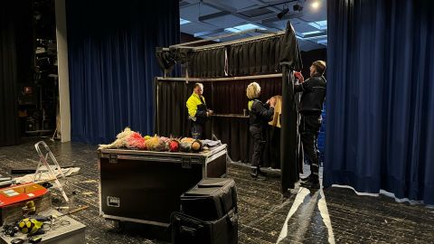 Behind the scenes