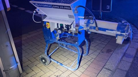 Baumaschine Durchlaufmischer