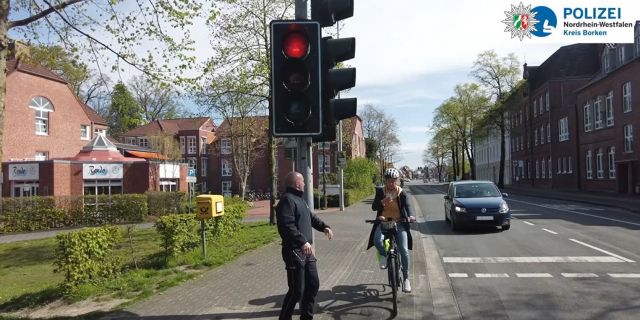 Gefahr durch Handynutzung beim Radfahren