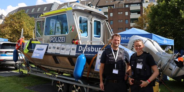 Das Boot der Wasserschutzpolizei