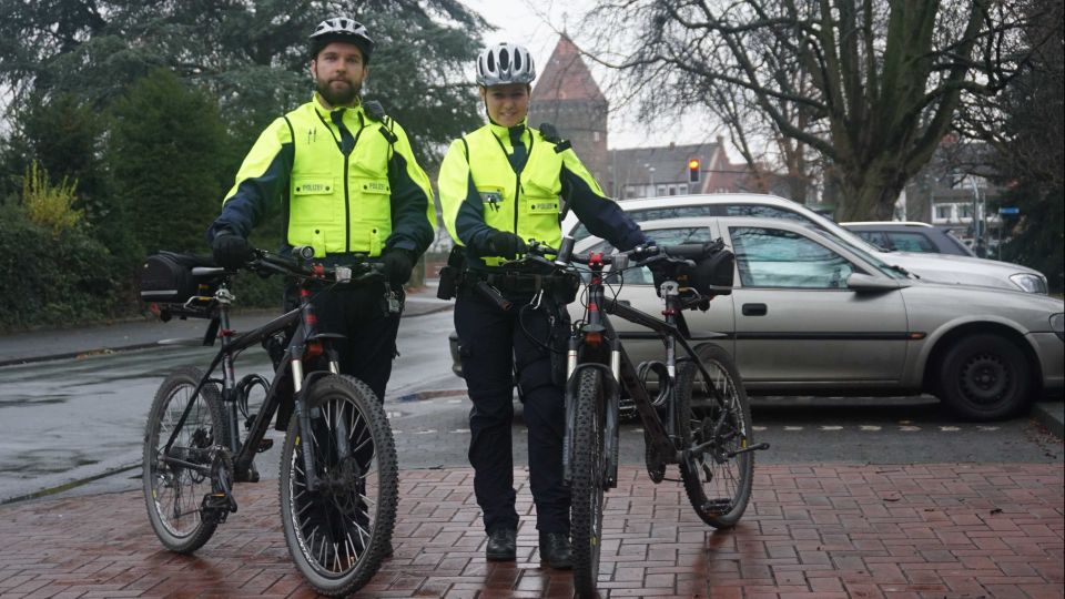 Bild MTB-Staffel im Einsatz