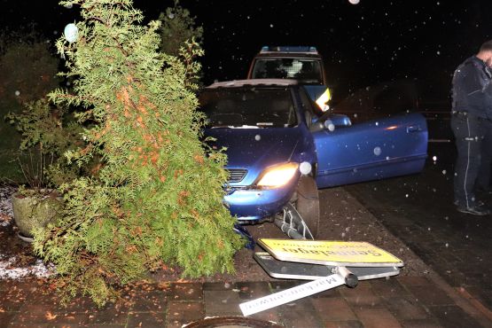 In Sennelager verunglückte der mutmaßliche Dieb mit dem gestohlenen Cabrio
