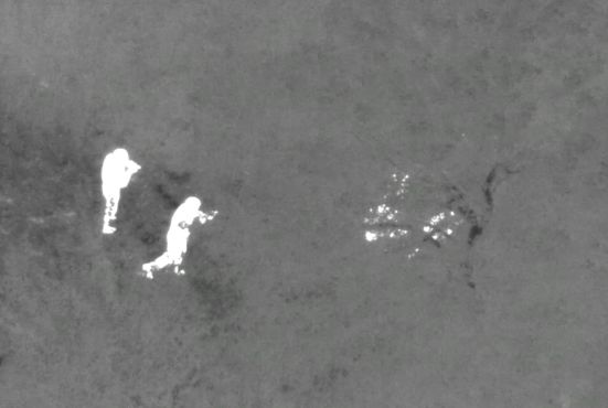 Ansicht Polizeihubschrauber