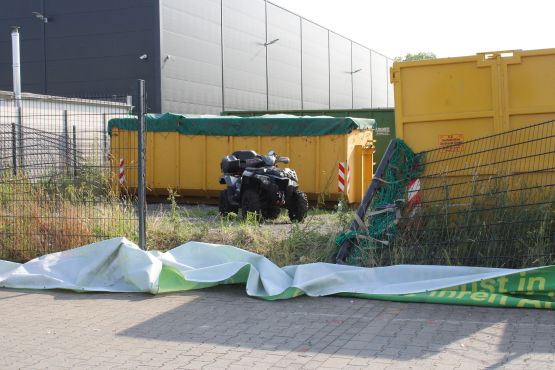 Der verunfallte Quad