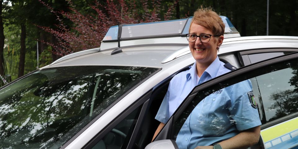 Das Bild zeigt POKin Tanja Lauer. 